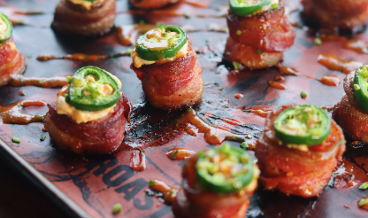 pig shots, bacon