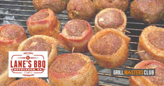 Bacon Wrapped BBQ Meatballs