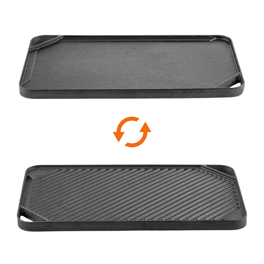 16.75" Reversible Cast Iron Grill & Griddle Pan by TableCraft