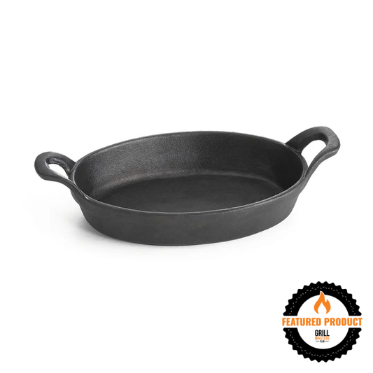 8.5" Oval Mini Cast Iron Serving Skillet by TableCraft