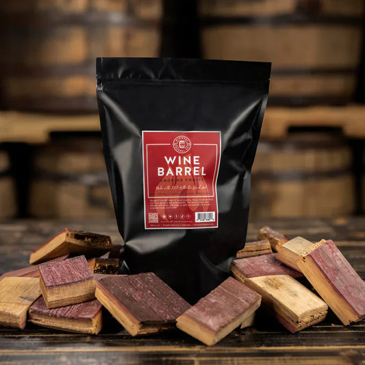 Red Wine Barrel Smoking Wood BBQ Chunks (2 lb)
