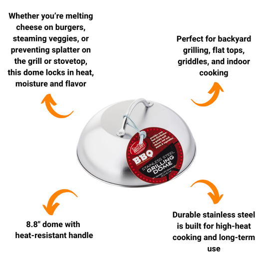 8.8" Grilling Dome w/ Handle by TableCraft