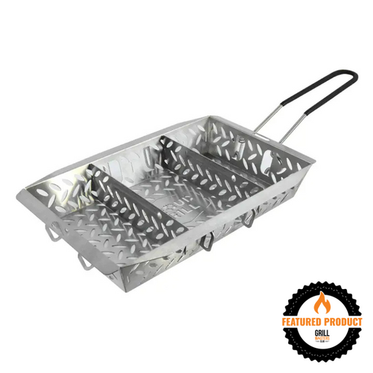 Adjustable UltraVersatile Stainless Steel Grill Basket by Proud Grill