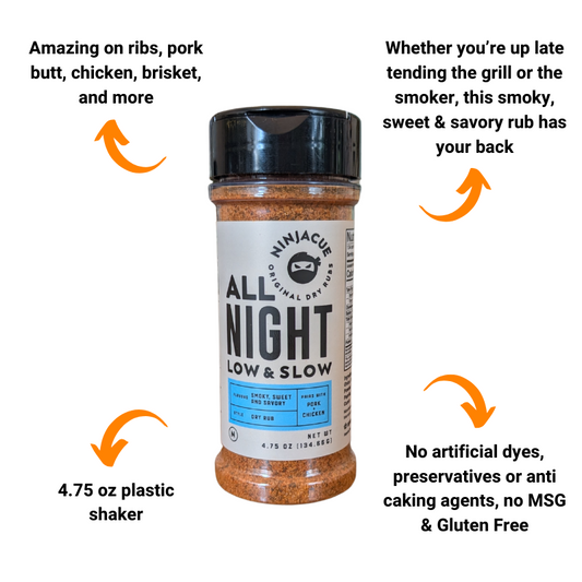 All Night Low & Slow Rub by Ninjacue (4.75 oz)