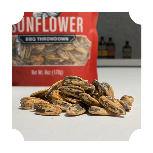 Rufus Teague Sunflower Seeds - "BBQ Throwdown" Spittin' Seeds 6 oz Pouch