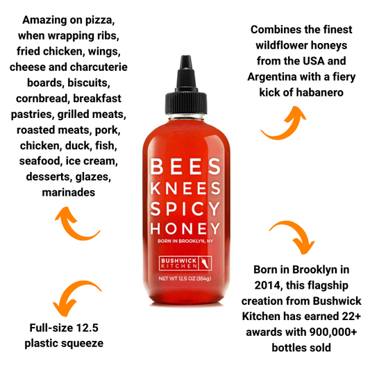Bees Knees Spicy Honey by Bushwick Kitchen (12.5 oz)