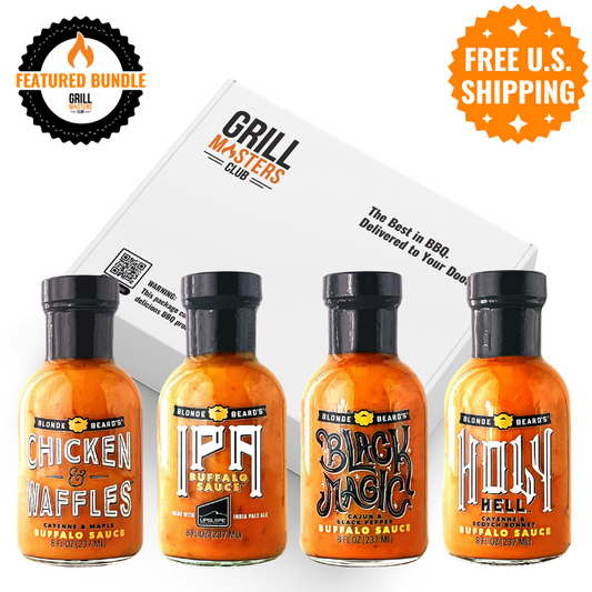 Blonde Beard's Buffalo Sauce Flight 4-Pack (4 x 8oz)