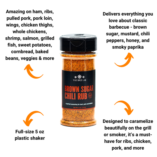 Brown Sugar Chili Rub by The Spice Lab (5 oz)
