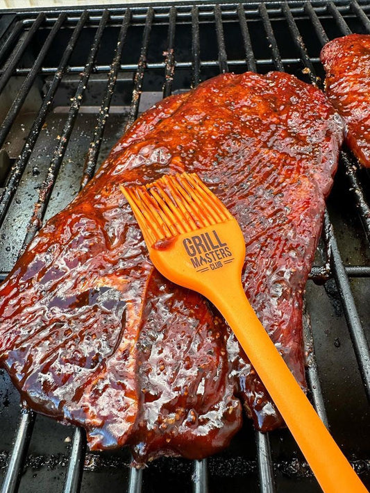 Grill Masters Club 8.5" Silicone BBQ Mop Brush - Black