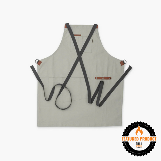 Premium Canvas & Leather Grilling Apron by Barebones
