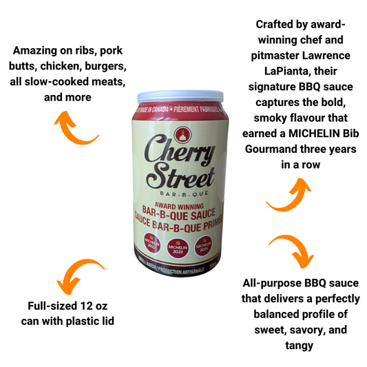 Cherry Street Michelin-award Bar-B-Que Sauce Infographic