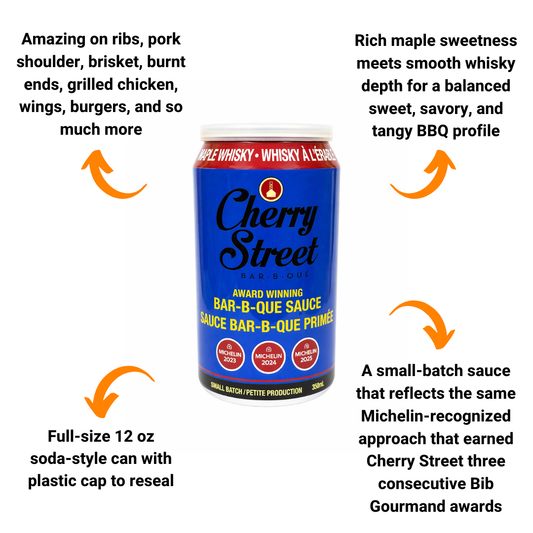 Cherry Street Award-Winning Maple Whisky Bar-B-Que Sauce