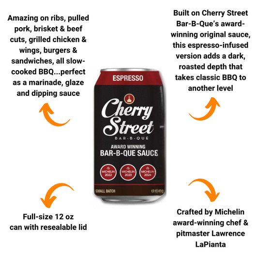 Cherry Street Award-Winning Espresso Bar-B-Que Sauce
