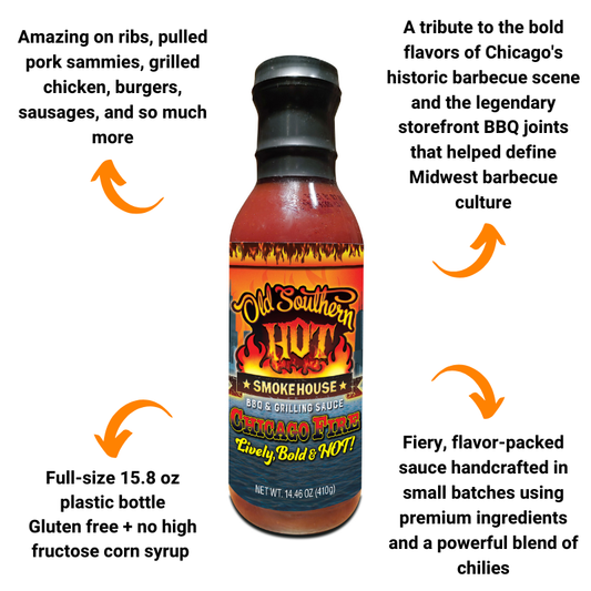 "American Flame" BBQ Box - Regional Barbecue Sauce & Rub Bundle with Recipes