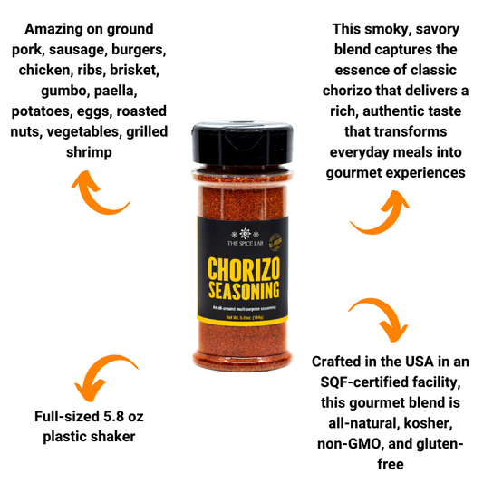 Chorizo Seasoning by The Spice Lab (5.8 oz)