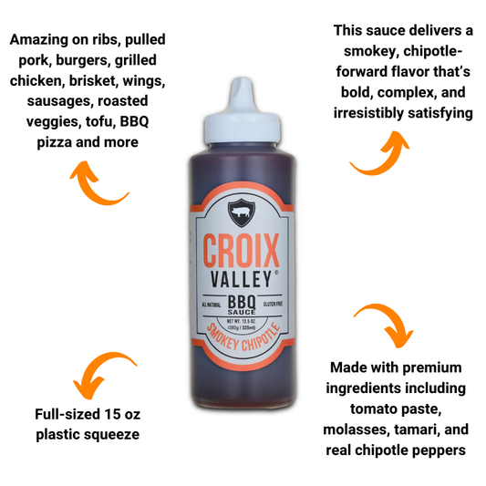 Croix Valley Foundry Series Smokey Chipotle BBQ Sauce (15 oz)