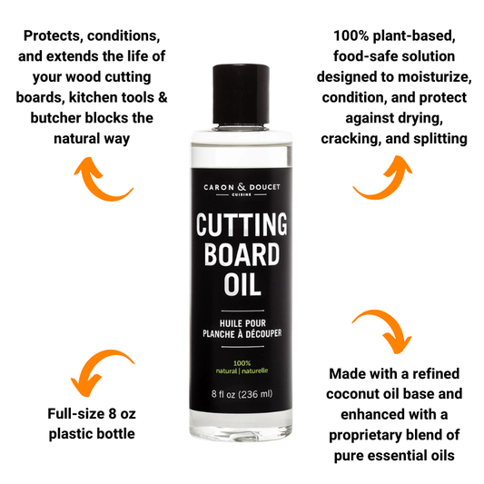 Cutting Board Oil by Caron & Doucet (8 oz)