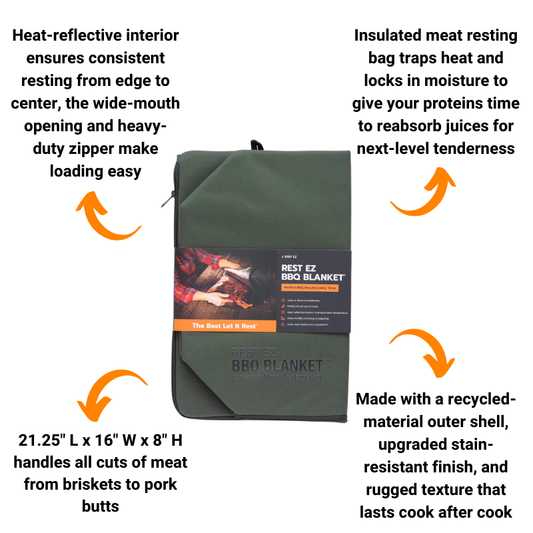 Rest EZ® BBQ Blanket by Drip EZ - Green