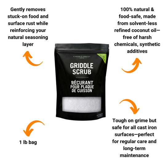 Griddle & Cast Iron Salt Scrub by Caron & Doucet