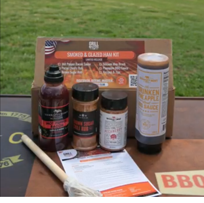 Double Smoked & Glazed Ham Kit - Sauces, Rubs & Recipes
