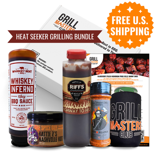 Heat Seeker Grilling Bundle - Spicy BBQ Sauce & Hot Seasoning Kit