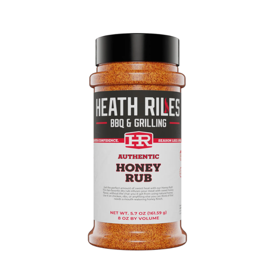 Heath Riles Honey Rub (8 oz) - Perfect Sweet Heat BBQ Seasoning