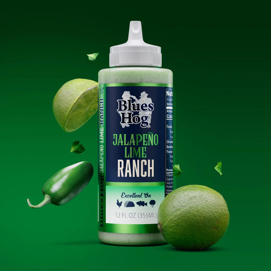 Blues Hog Jalapeño Lime Ranch (12 oz) - Spicy Ranch Dressing & Dip