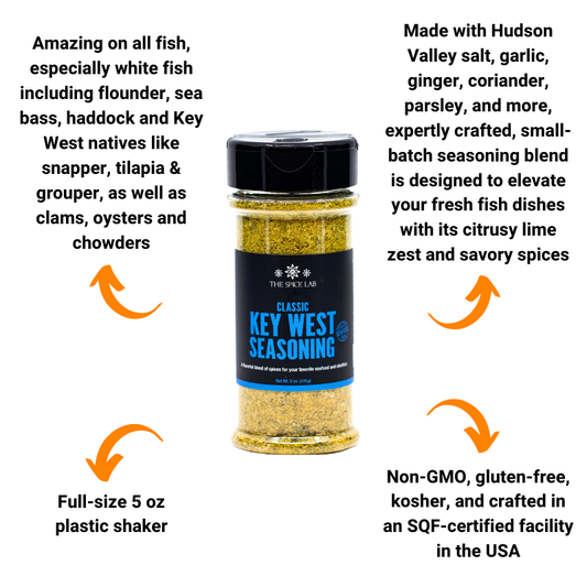 Classic Key West Seafood Fish & Seasoning by The Spice Lab (5 oz)