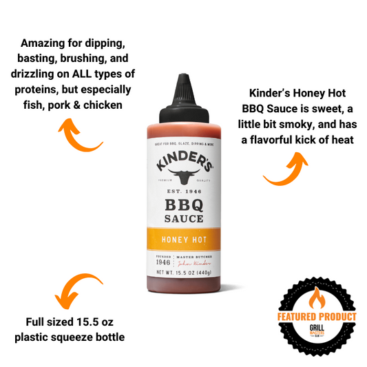 Kinder's Honey Hot BBQ Sauce (15.5 oz)