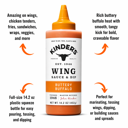 Kinder's Buttery Buffalo Wing Sauce (14.2 oz)