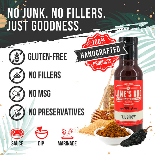 Lane's 'Lil Spicy Sauce (12 oz plastic)