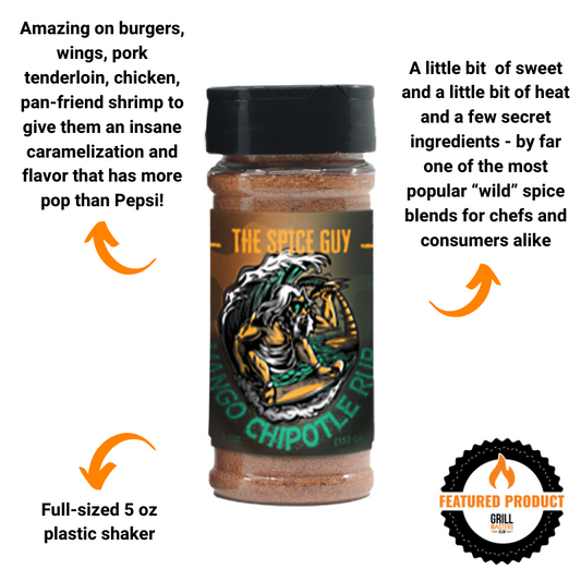 Mango Chipotle Rub by The Spice Guy (5 oz plastic shaker)