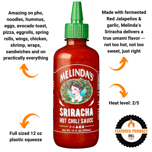Melinda’s Sriracha Hot Chili Sauce (12 oz)