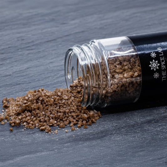 Oak Smoked Coarse Sea Salt Grinder by The Spice Lab (4.3 oz)