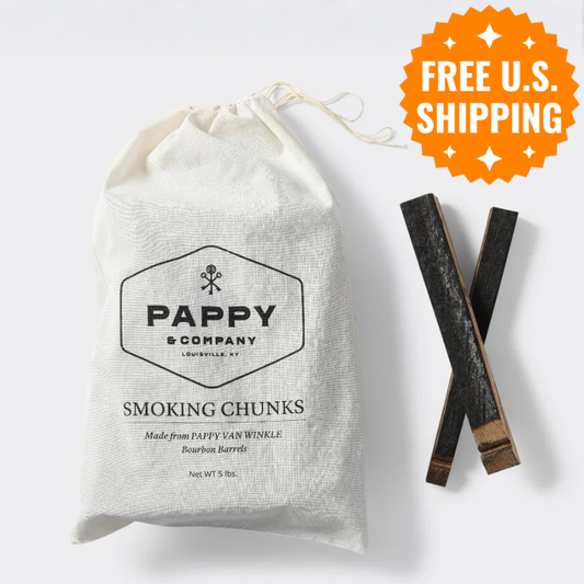 Pappy & Company Bourbon Barrel Stave Smoking Chunks (5 lb)