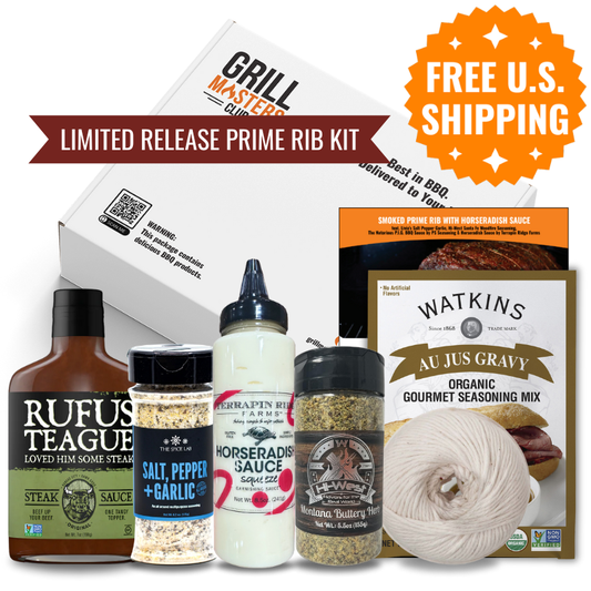 Ultimate Prime Rib Kit: Seasonings, Sauces, Au Jus, Butcher's Twine + Recipes | Limited Release Bundle