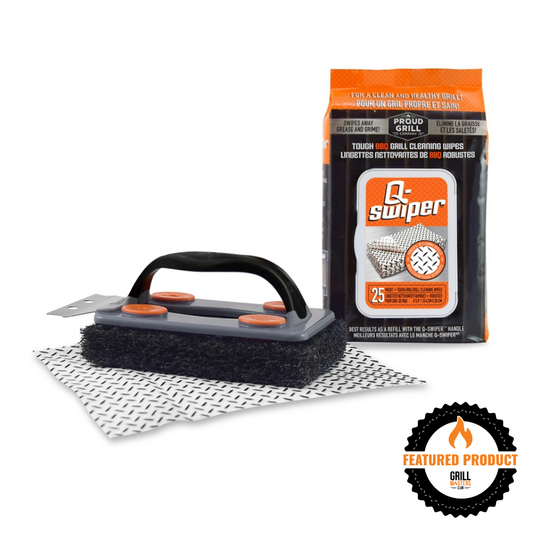 Q-Swiper® BBQ Grill Cleaner & Scraper by Proud Grill