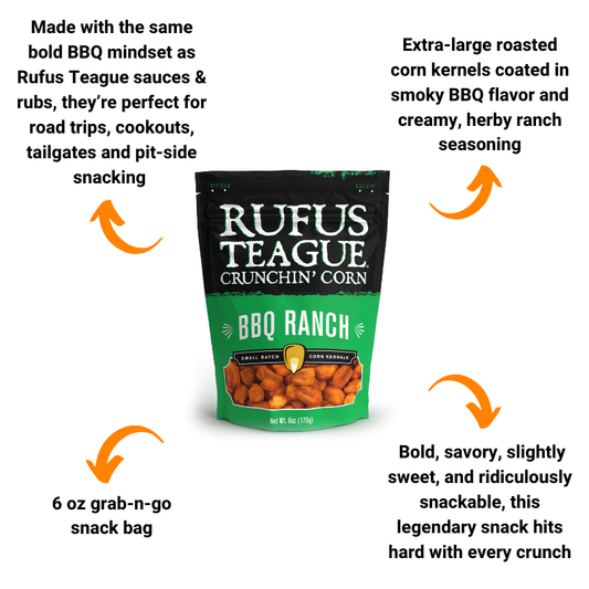 Rufus Teague Crunchin' Corn - BBQ Ranch (6 oz)