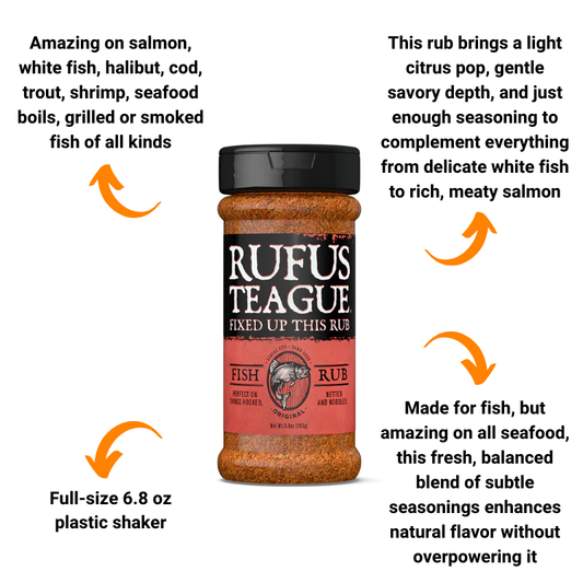 Rufus Teague Fish Rub (6.8 oz)
