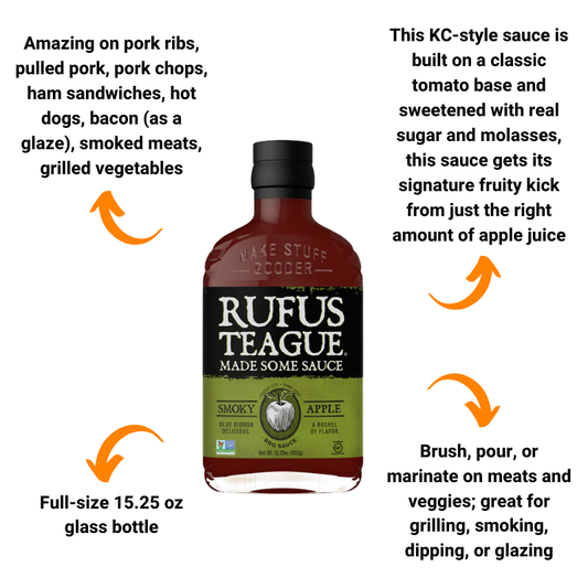 Rufus Teague Smoky Apple BBQ Sauce (15.25 oz)