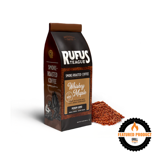 Whiskey Maple Smoke-Roasted Coffee by Rufus Teague (12 oz)