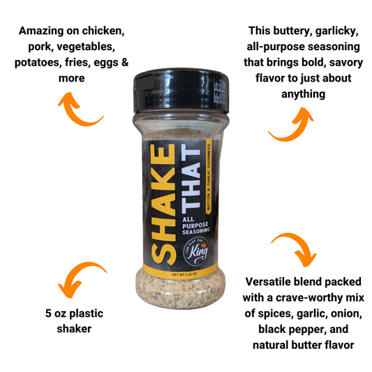 Shake That All Purpose Seasoning by The Flat Top King (4.25 oz)