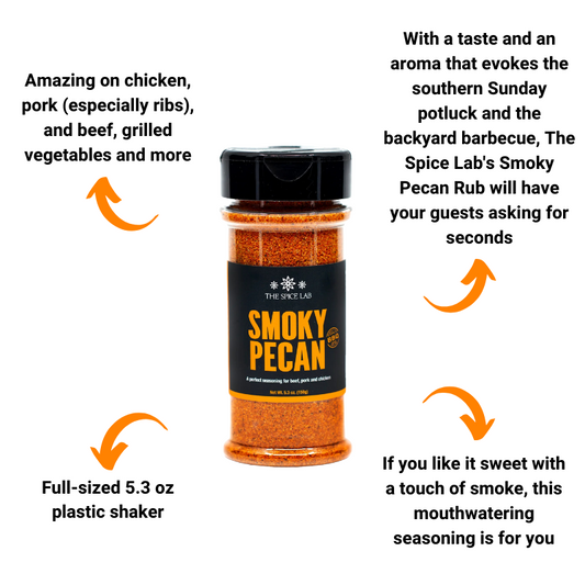 Smoky Pecan Rub by The Spice Lab (5.3 oz)