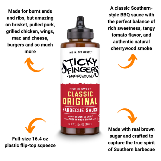 Sticky Fingers Smokehouse Classic Original Barbecue Sauce (16.4 oz)