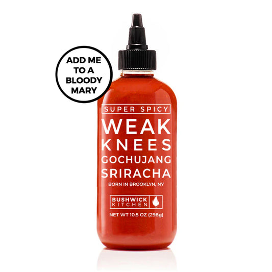 Super Spicy Weak Knees Gochujang Sriracha by Bushwick Kitchen (10.5 oz)