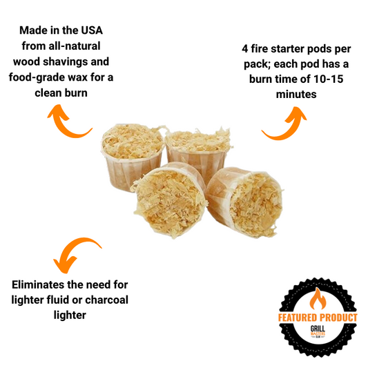 Natural Fire Starters Travel Pack by Superior Trading Co. (4 pack)