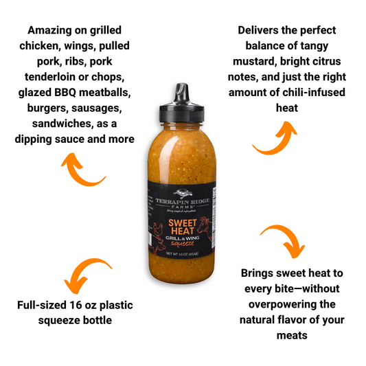 Sweet Heat Grill & Wing Squeeze by Terrapin Ridge Farms (16 oz)