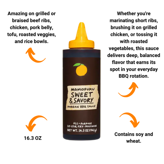 Sweet & Savory Korean BBQ Sauce by Momofuko (16.3 oz)