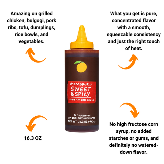 Sweet & Spicy Korean BBQ Sauce by Momofuko (16.3 oz)