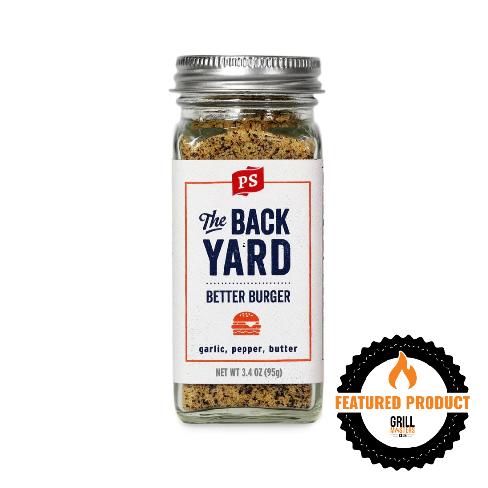 The Backyard Better Burger Seasoning by PS Seasoning (3.4 oz) Grill